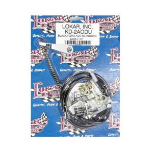 Ford AOD Trans Kick Down Cable Black LOKKD-2AODU