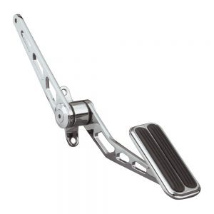 Chrome Gas Pedal W/Rubbe LOKSG-6007
