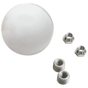 Shift Knob 2-1/4in White LOKSK-6883