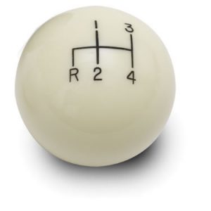 2in Shift Knob Ivory 4 Speed LOKSK-6890