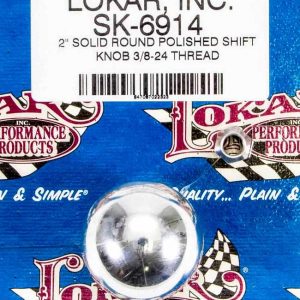 2in Shift Knob Solid Round Polished LOKSK-6914