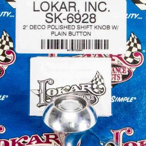 2in Shift Knob Deco Polished w/Button LOKSK-6928