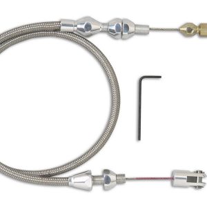 Hi-Tech Throttle Cable - Polished LOKTCP-1000HT