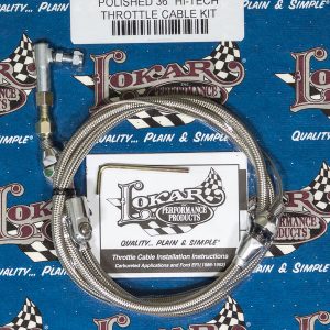Hi-Tech Throttle Cable Kit 36in Stainless LOKTCP-1000HT36