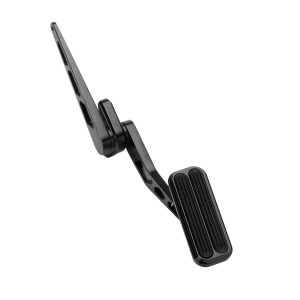 Blk Billet Aluminum Throttle Pedal w/Rubber LOKXBAG-6004