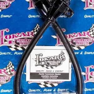 Black Trans Dipstick GM 4L60E Firewall Mount LOKXTD-34L60EFM