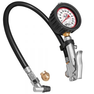 Tire Gauge Quick Fill 0-60psi 2-1/2in Glow LON52-52008