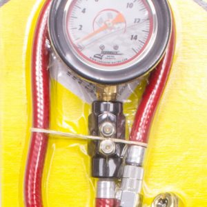 Tire Gauge 0-15PSI 2.5in GID Dual Bleed LON52-52032