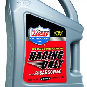 20w50 Semi Synthetic Racing Oil 5 Quart Jug LUC10378