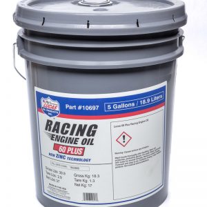 SAE 60 Plus Racing Motor Oil 5 Gallon Pail LUC10697