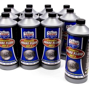 Brake Fluid Dot 3 Case 12x1 Qt LUC10826-12