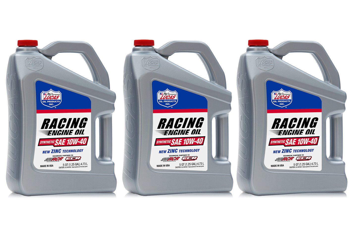 10w40 Synthetic Racing Oil Case 3 x 5 Quart LUC10911-3