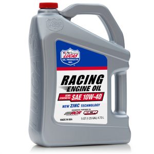 10w40 Semi Synthetic Racing Oil 5 Quart Jug LUC10913