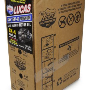 SAE 15W40 CK-4 Truck Oil 6 Gallon Bag In Box LUC18014