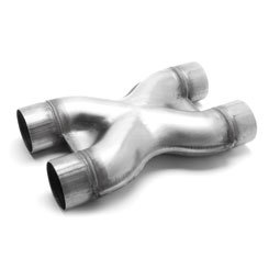 Stainless Tru-X Crossover 3in Dual MAG10792
