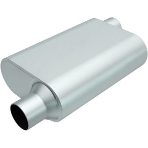 Rumble Aluminizd Muffler 3in Offset In/Out MAGR23043