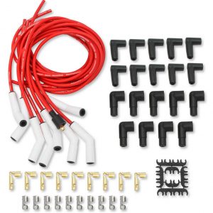Pro Sidwinder Plug Wire Set w/Ceramic Boots Red MAL947C