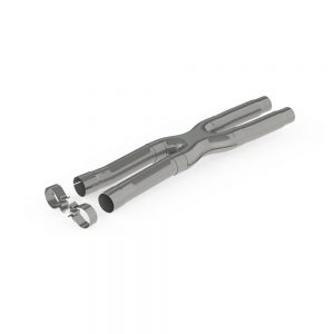 15-   Mustang 2.5in Reso nator Bypass X-Pipe MBRS7213409