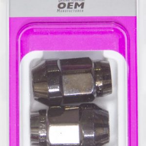 Lug Nuts 1/2-20 4 Pack Bulge Cone Seat Black MCG64029