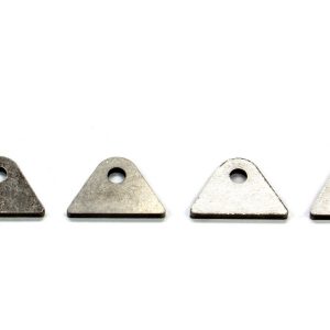 4130 Moly Chassis Tab - Flat - 1/4 Hole (4pk) MEZCT11312C