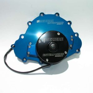 Pontiac Billet Elec. W/P Blue MEZWP103B