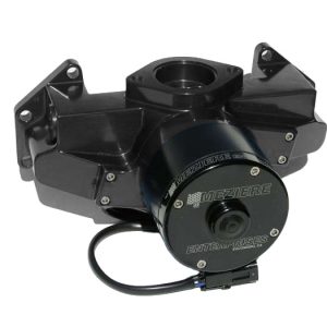 BBM Billet Electric W/P Hi-Flow - Black MEZWP306S