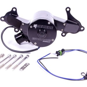 Hemi Billet Electric W/P - Hi-Flow - Black MEZWP314S