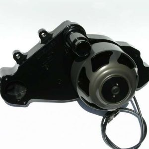 SBC LS1 Billet Electric W/P - Black MEZWP319S