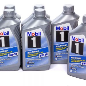 5w30 High Mileage Oil Case 6x1Qt Bottles MOB103767