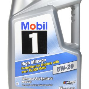 5w20 High Mileage Oil 5 Qt Bottle MOB120768-1