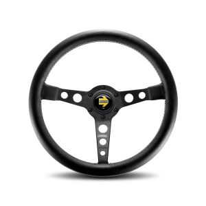 Prototipo Steering Wheel Black Leather MOMPRO35BK2B