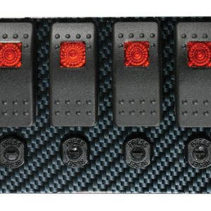 Fiber Design Switch Panel - Black/Black MOR74193