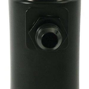 Breather Tank 1qt w/10an Fitting - Poly - Black MOR85402