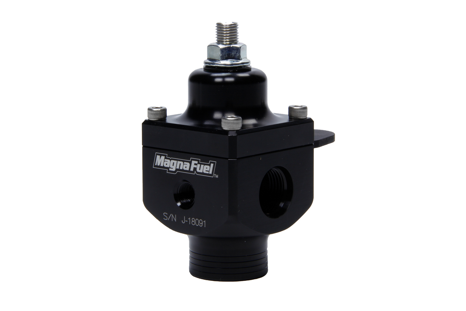 Large 2-Port Regulator - # 8 Outlets - Black MRFMP-9833-BLK