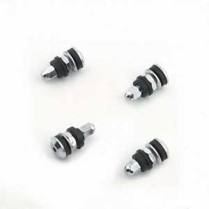Chrome Tire Valves (4pk) Short Screw-On Mount MRG1957