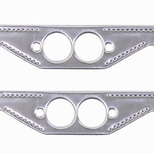 Alum SBC Exhaust Gasket Round Port MRG7402G
