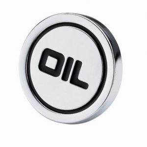 Chrome Push On Oil Plug MRG9815