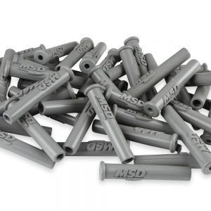 Spark Plug Boot Straight Gray Silicone 50pk MSD34564