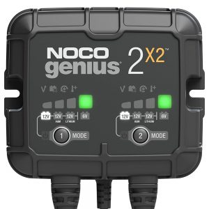 Batter Charger 2-Bank 4 Amp NOCGENIUS2X2