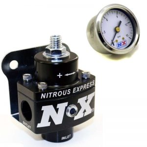 Fuel Pressure Regulator Non-Bypass w/Gauge NXS15952