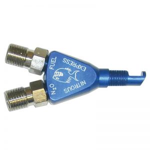 Piranha Nitrous Nozzle Blue Anodized NXS70000
