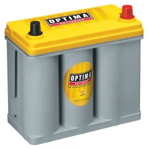 Battery Yellow Top 500cc a/625ca 51R Top Post Rev OPT8073-167