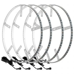 LED Light Wheel Rings White ORA4228-001