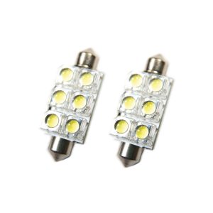 44MM 6 LED Festoon Bulb White Pair ORA5207-001
