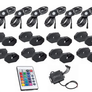 LED Bluetooth + RF Color shift Underbody Rock Kit ORA5819-333