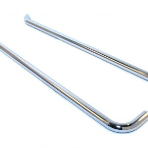 Side Pipes Slant-Style Lake Steel Chrome 70in PEPH1270