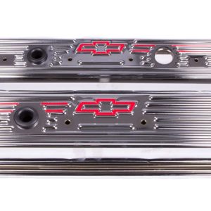 SBC Chrome Center Bolt V/C's - Short w/Baffle PFM141-107