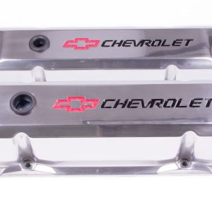 SBC Polished Die Cast V/C's - Tall w/Baffle PFM141-108