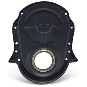 BBC Timing Chain Cover Black Crinkle PFM141-219