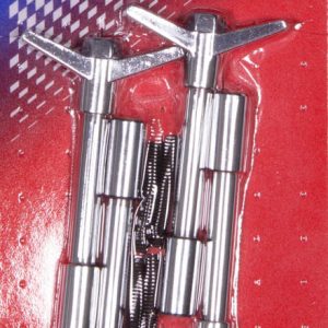 Chrome Bowtie V/C Wing Nuts 4pcs PFM141-600